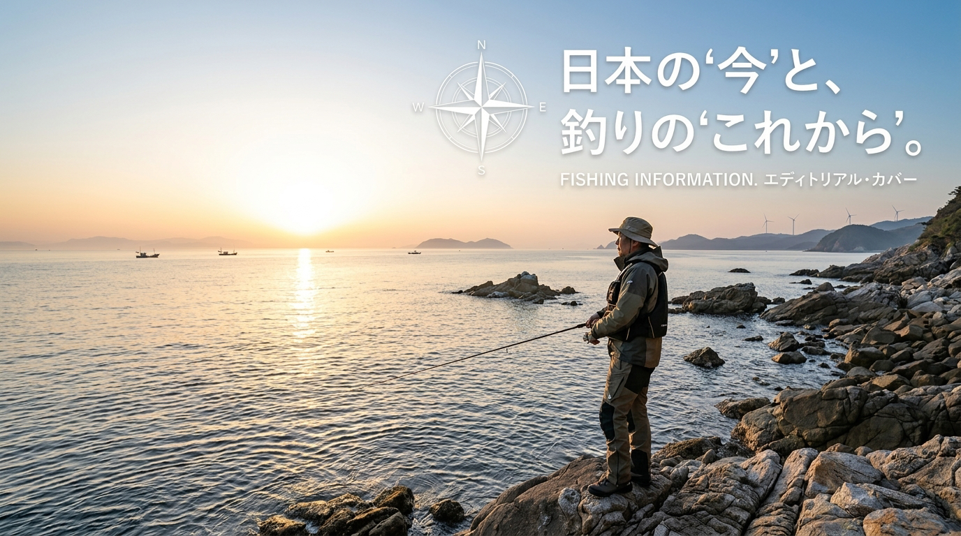 日本の今と、釣りのこれから。エディトリアル・カバー