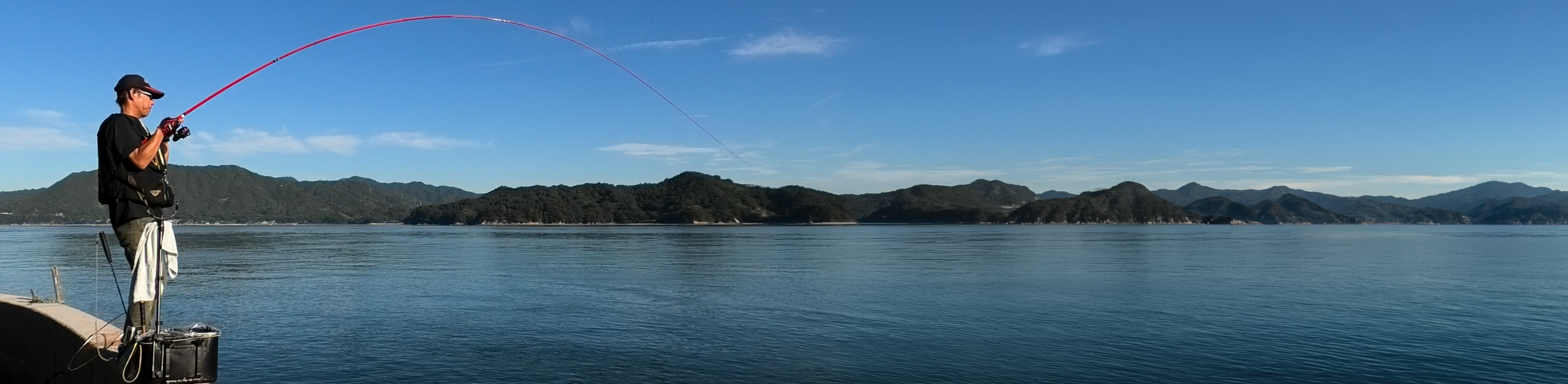 フカセ釣り風景