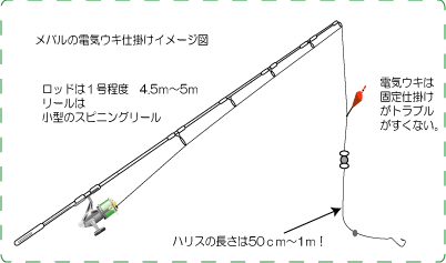 メバルのウキ釣り Fishing Infomation