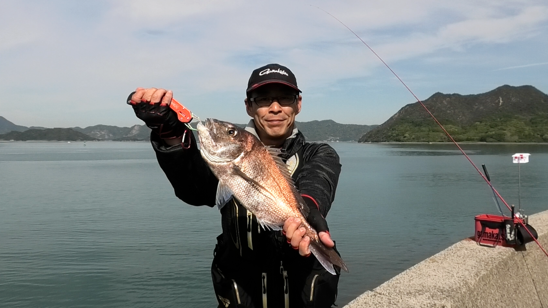 大三島フカセ釣り真鯛50cm